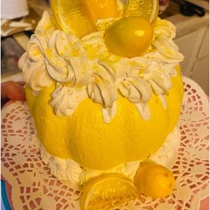 Faux lemon Bundt cake